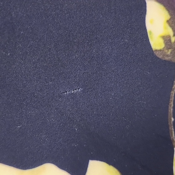 L'Atiste BYAMY poufy structured floral midlength navy and white skirt size S - Picture 4 of 7